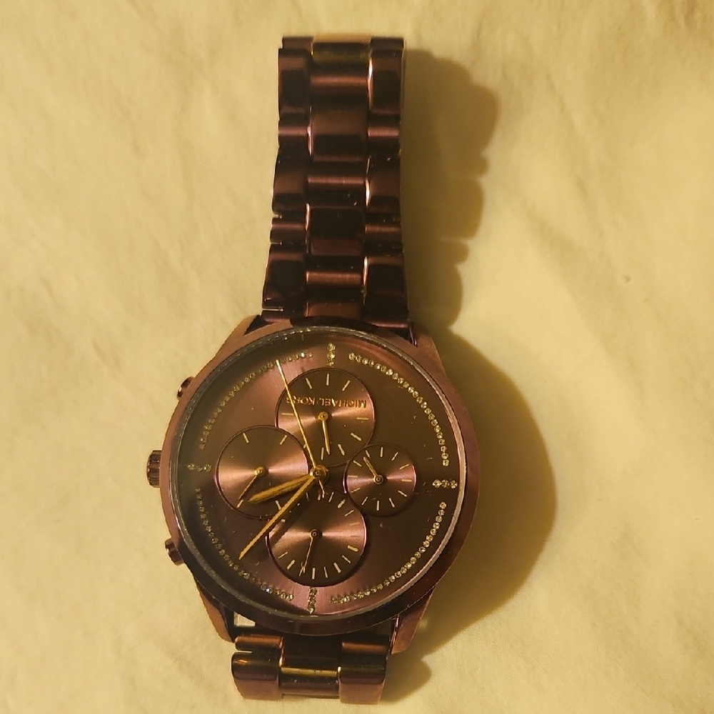 Michael Kors Purple Chronograph Watch - Picture 3 of 3